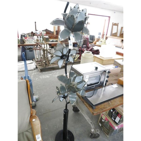 Floral Floor Light - Floor Lamp Missing Pane