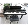 Image 1 : Roland Black Laquer Electric Digital Piano Model GP607