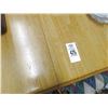 Image 2 : Oak Double Pedestal Flip Leaf Table w/6 Chairs