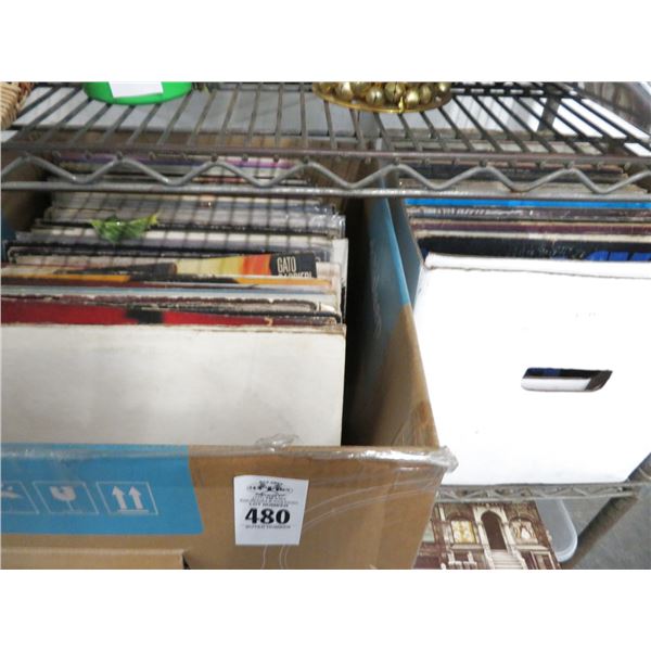 2-Box of Vintage Rock N Roll Vinyl Records - 2 X $