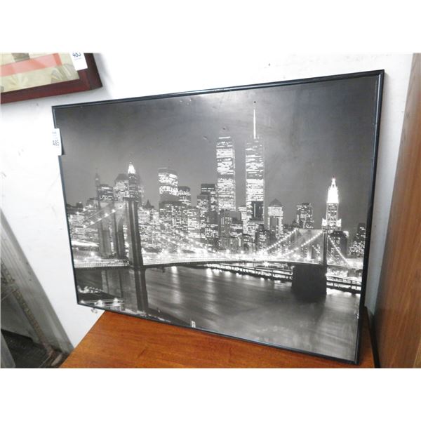 Manhattan Black & White Framed Photo