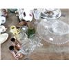 Image 4 : Dishes, Figurines, Silverplate Trays, Utensil Box, Décor - Large Lot