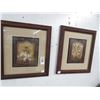 Image 1 : Framed Palm Wall Art - Pair