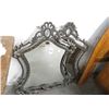 Image 1 : Ornate Cast Framed Beveled Mirrors - Pair - No Shipping