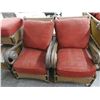 Image 4 : Rattan Patio Sofa/Armchairs/Ottoman/Coffee Table Set