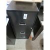 Image 1 : Black 3 Drawer File Cabinet