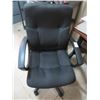 Image 1 : Black Cloth Secretarial Armchair