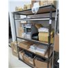 Image 1 : Industrial Black 5 Shelf Storage Rack