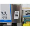 Image 3 : Ossid OTS10J Table Tray Sealing Machine w/7 Plastic Rolls & Supplies -