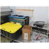 Image 7 : Ossid OTS10J Table Tray Sealing Machine w/7 Plastic Rolls & Supplies -