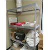 Image 1 : Industrial Grey 4 Shelf Rack w/Waterfall Deck