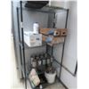 Image 1 : Black 4 Shelf Storage Rack