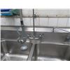 Image 3 : S/S 10'  3 Comp Pot Sink w/Wand