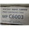 Image 2 : LOT DE 4 CARTOUCHES DE TONER CYAN RICOH C6003