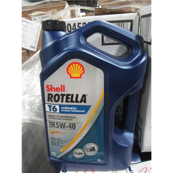 (G7) HUILE MOTEUR DIESEL HAUTE TENUE SYNTHÉTIQUE 5W-40 “SHELL” 5 LITRES