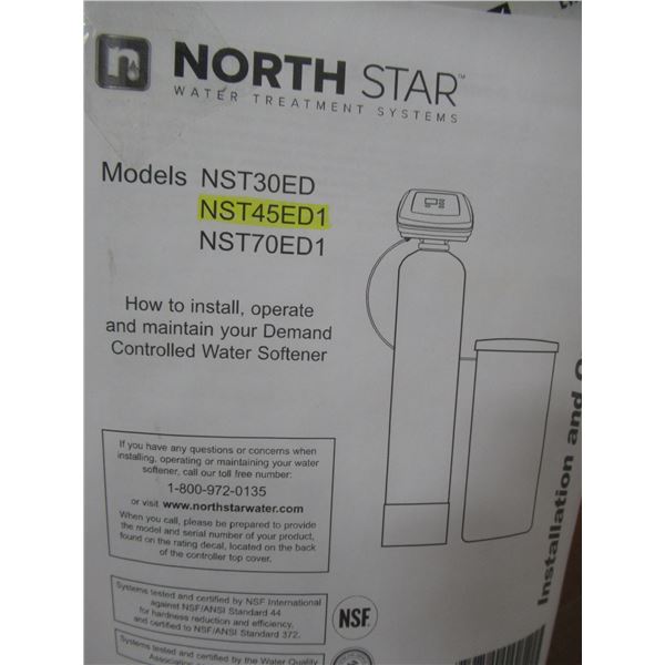 (G10)SYSTÈME ADOUCISSEUR D'EAU “NORTH STAR” NST45ED1 Continental