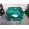 Image 2 : BAC EMPILABLE EN PLASTIQUE 24 X 20 X 9