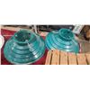 Image 2 : CHRISTMAS DECORATIONS, SERVING DISH, AND TWO TREE STANDS