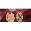 Image 7 : WOOD SKELETON LOCK BOX AND MISC