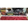 Image 1 : LARGE 52" X 6" WIDE WHISKY TRAIN - LAST CAR IS THE EMPTY BOTTLE VERY RARE AND IN HIGH DEMAND