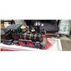 Image 2 : LARGE 52" X 6" WIDE WHISKY TRAIN - LAST CAR IS THE EMPTY BOTTLE VERY RARE AND IN HIGH DEMAND
