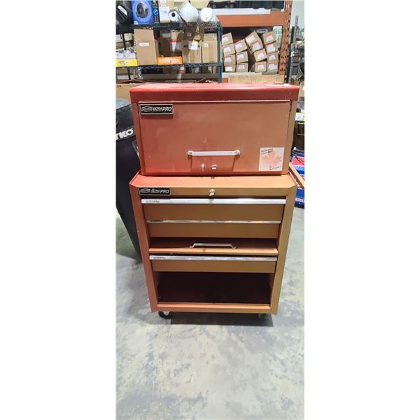 ULTRA PRO 9 DRAWER TOOL CABINET 2PC TOP AND BOTTOM - ON WHEELS