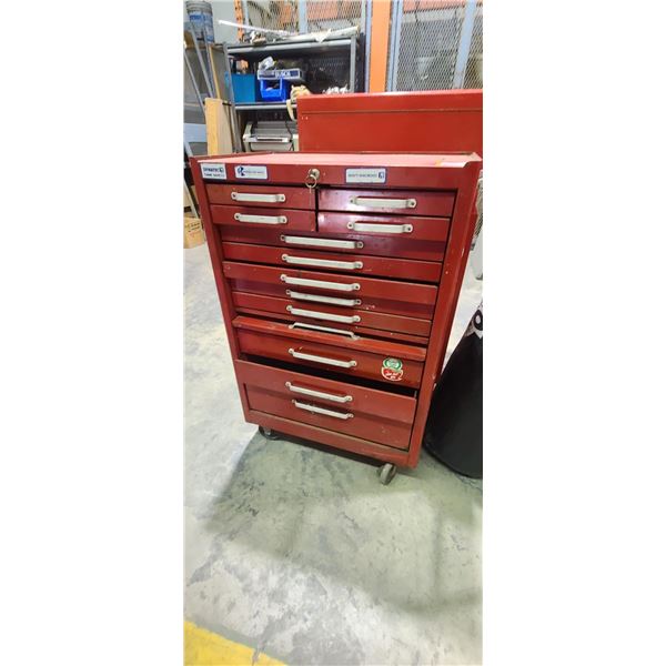 12 DRAWER TOOL BOX ON WHEELS