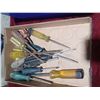 Image 6 : ASSORTED SCREW DRIVERS (BLUE TOTE NOT INCLUDED)