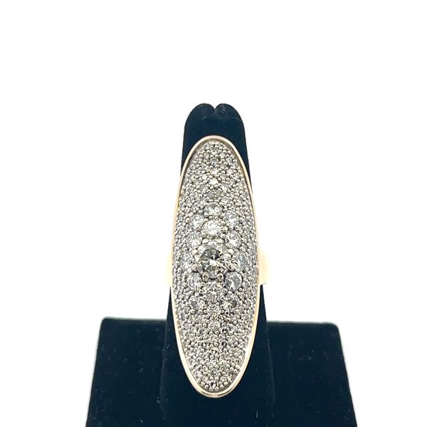 Vintage Ladies Diamond Ring 1.17ct Center Stone, 14 0.051 Round Diamonds, And 113 0.005 Round