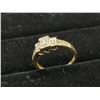 Image 3 : 2.45g Yellow Gold Ladies Ring Natural Diamonds 0.102 Ctw Estimate I2-3 GH Diamonds