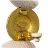 Image 4 : Chanel Yellow Round CC Earring