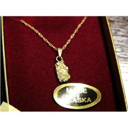 Natural Gold Nugget pendant about the size of a Raison (27)
