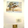 Image 2 : Lot of 3: 1988 Utah Duck Stamp print by Dave Chappele print #571 Gold Medallion edition; 1986 Utah M