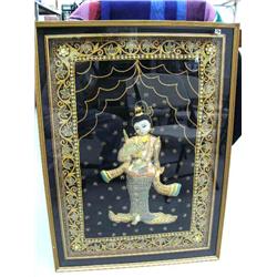 Outrageous gold and semi-precious stone dancing girl from Thailand (25)