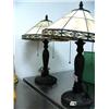 Image 1 : Pair of leaded glass lamps (16)