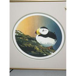 Byron Birdsall "Puffins" print Signed and Numbered (37)