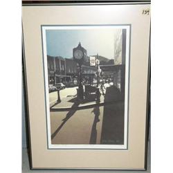 Byron Birdsall print Signed and Numbered  "Front Street" Anchorage (37)