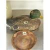 Image 1 : Old decoy; carved wood bowl (16)