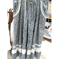 Nice collection of lace table clothes, Gingham dress, etc. (16)