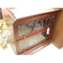 Leaded glass book case (1000)