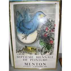 Marc Chagall museum poster; Claude Monet museum poster; Original oil by Angelo- Black Madonna (25)