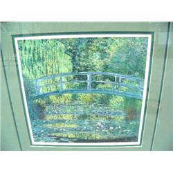 Print by Claude Monet; and 2 sailboat pictures (25)