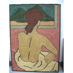 Original view of a Polynesian girl from behind done by Lewis done in rope (25)