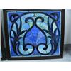 Image 2 : 2 blue leaded glass windows (1000)