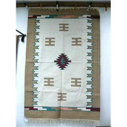 Navajo design rug- 74"x48" (25)