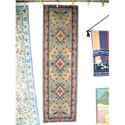 Turkish rug runner- 89"x25-1/2" (25)