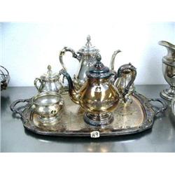 6-piece tea set called Remembrance, 1847, Rogers Brothers (25)
