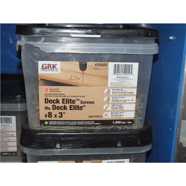 Deck Elite Screws # 8 x 3"