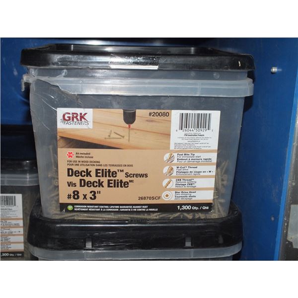 Deck Elite Screws # 8 x 3"