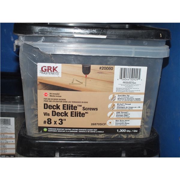 Deck Elite Screws # 8 x 3"